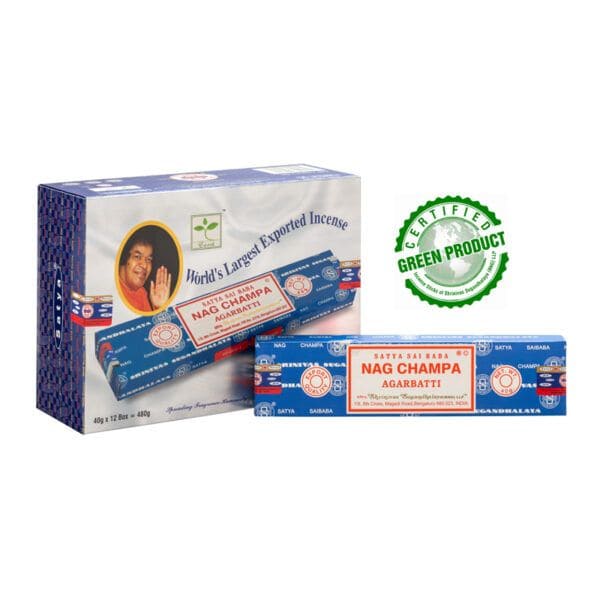 Satya Nag Champa Räucherstäbchen – 15g für eine beruhigende Atmosphäre