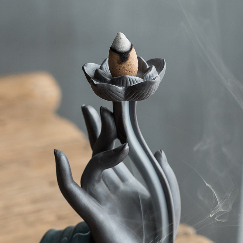 Lotushand | Backflow Incense Burner