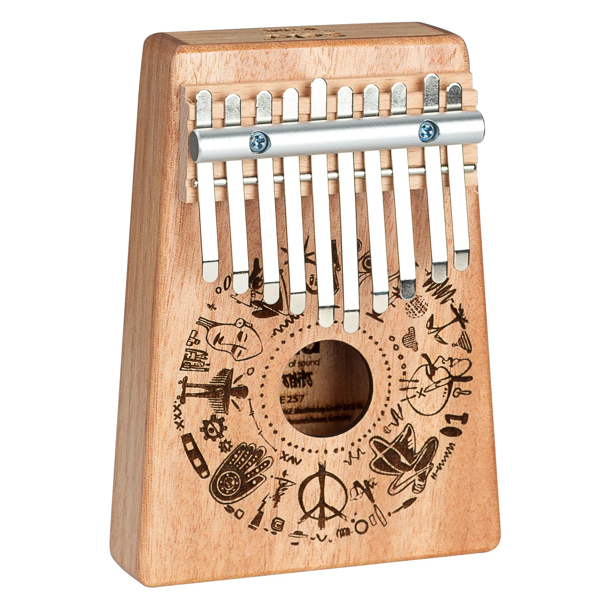 Kalimba Mahogany 10 Zungen | Sela