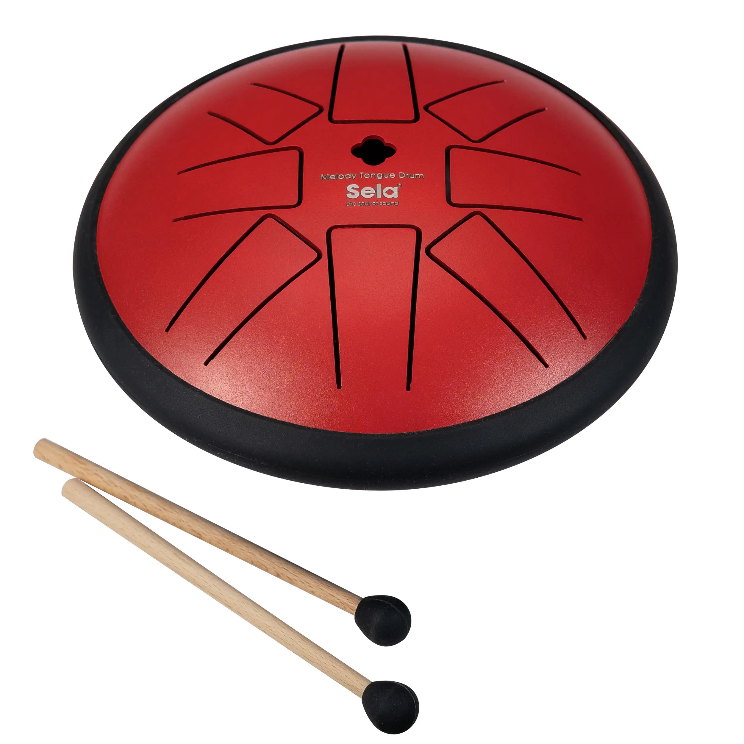 Melody Tongue Drum 6“ F Min | Rot | Sela