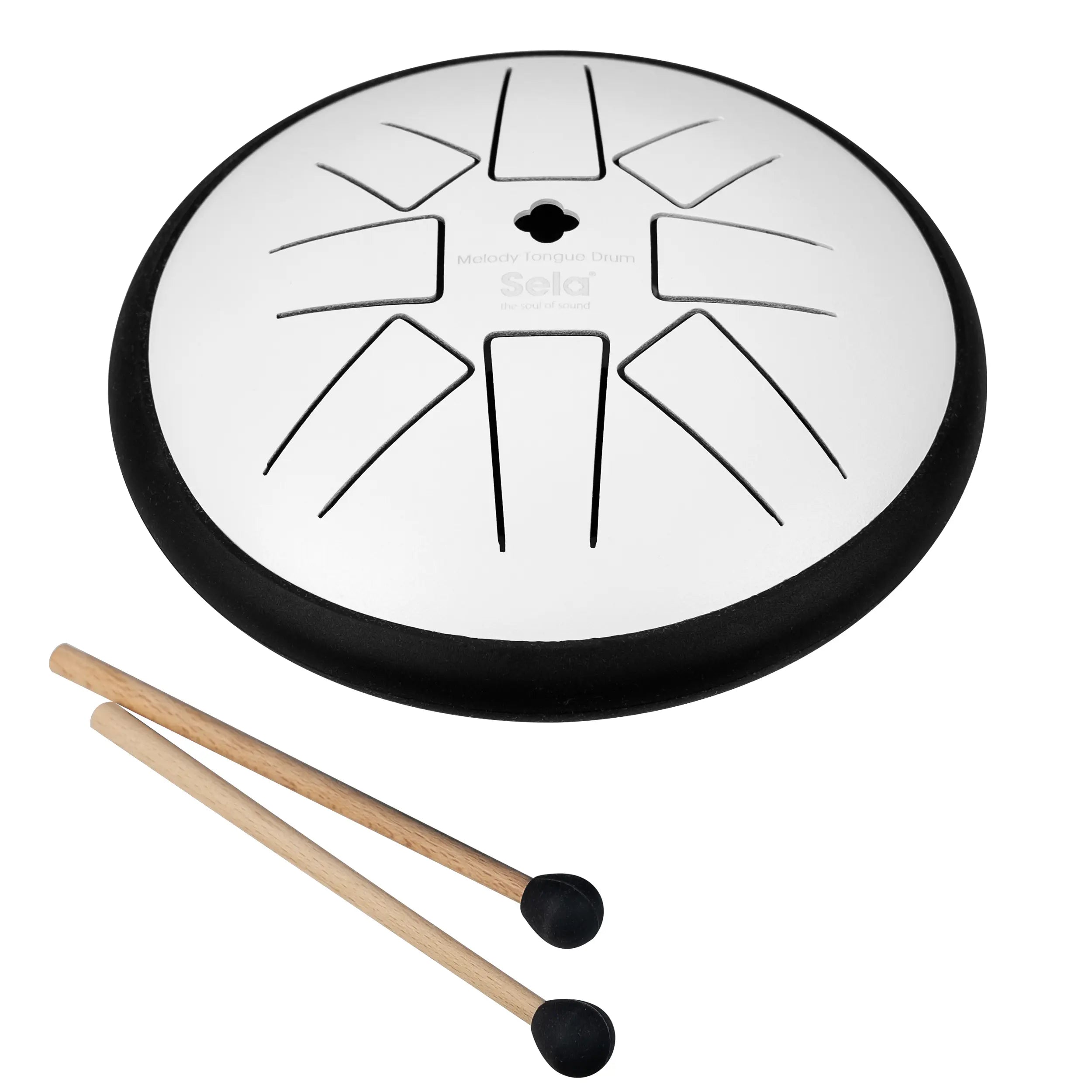 Melody Tongue Drum 6“ G Min | Weiss | Sela