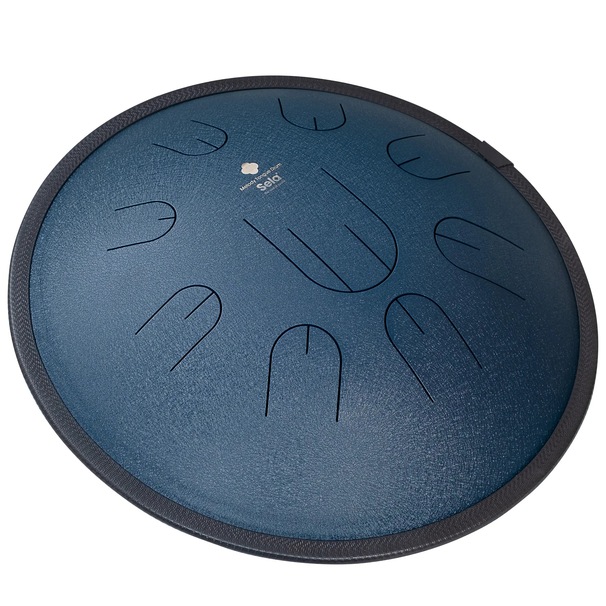 Melody Tongue Drum 14" D Amara inkl. Tasche | Navy Blau | Sela