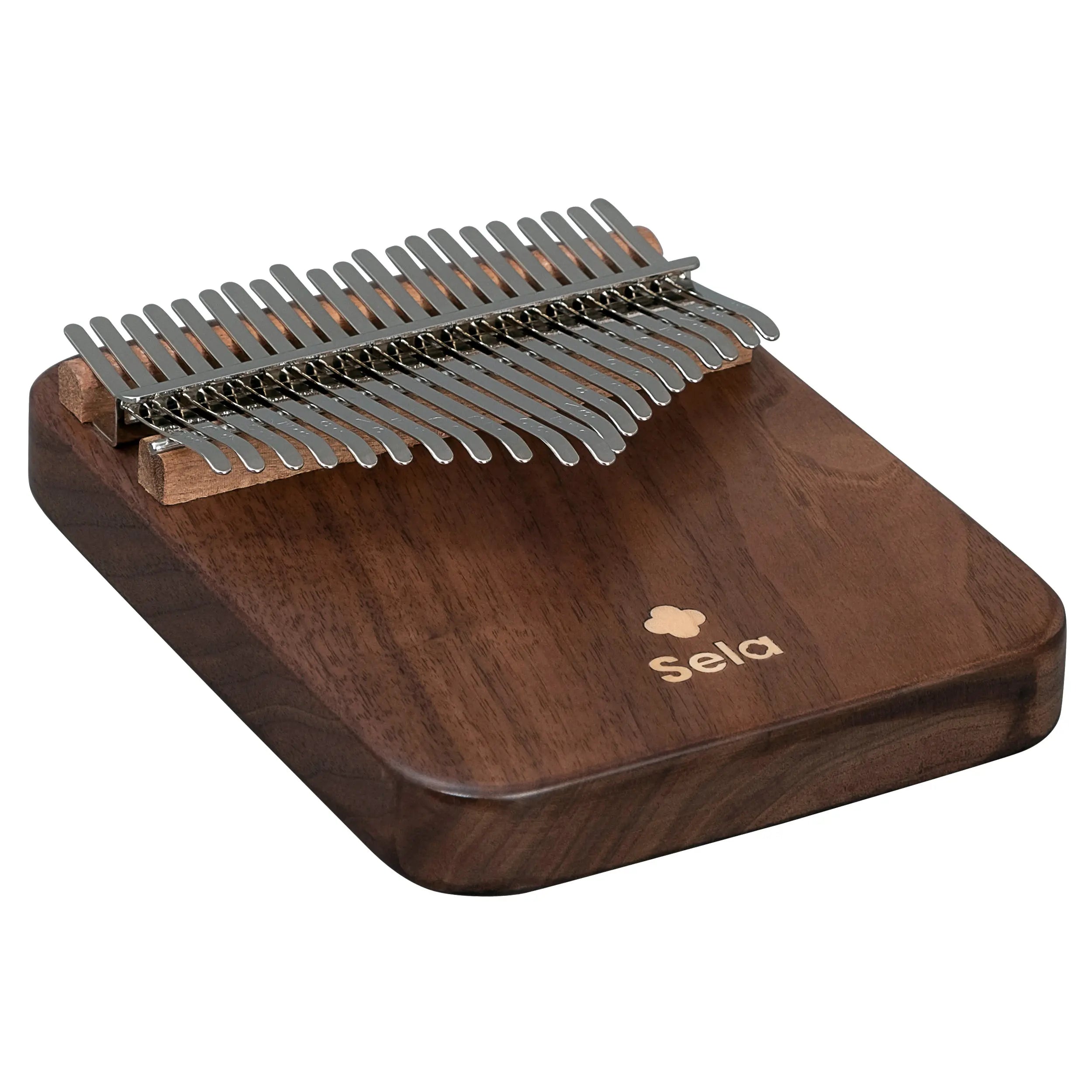 Kalimba 21 Zungen Walnuss Solid | Sela