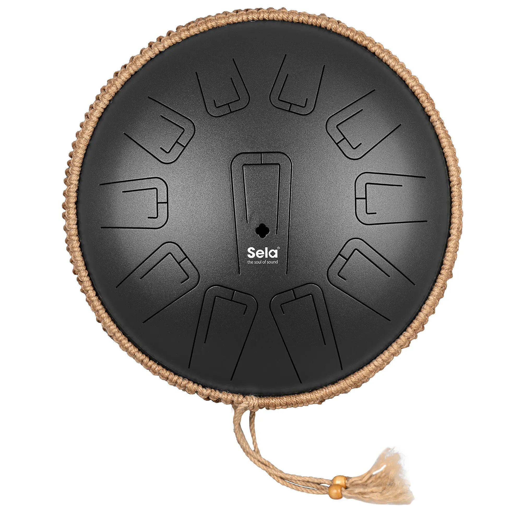 Unity Tongue Drum 13" C Minor 432 Hz inkl. Tasche | Schwarz | Sela - ZenDragon