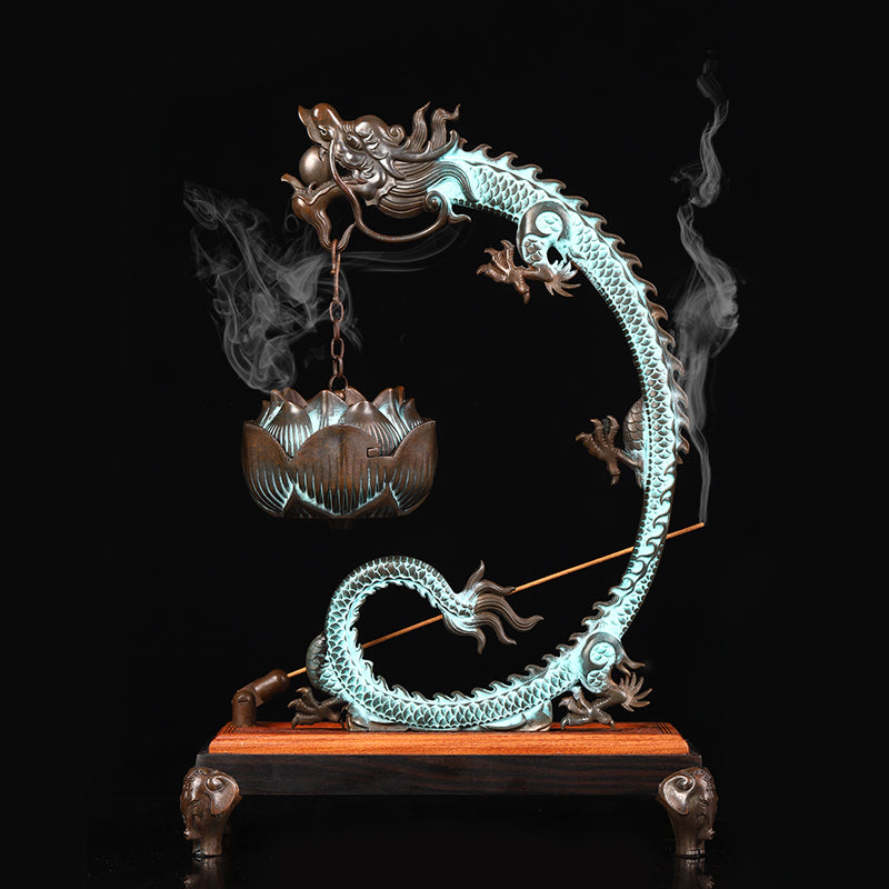 LotusDragon | Backflow Incense Burner