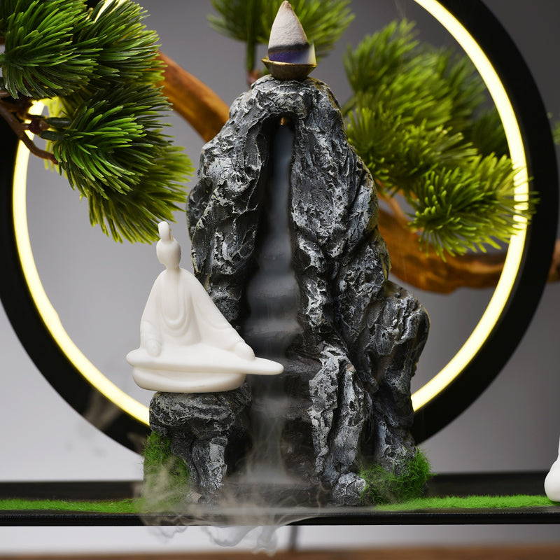 Holy Mountain | Backflow Incense Burner & Light